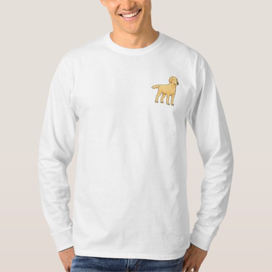 Golden Retriever im Taschenformat T-Shirt (Vorderseite)