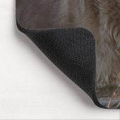 Golden retriever im Wasser Mousepad (Ecke)