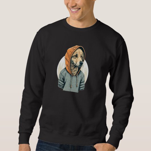 Golden Retriever In A Hoodie Cool K9 Light Pul Ho (Vorderseite)