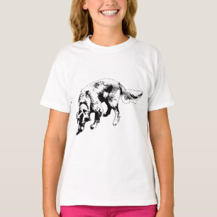 Golden Retriever in Bewegung T-Shirt