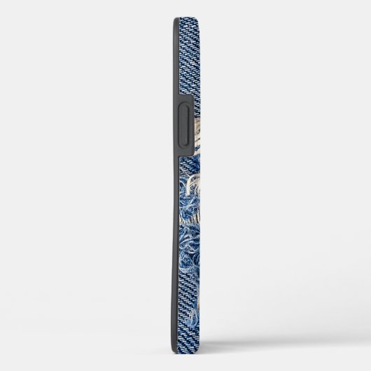 Golden Retriever in Denim Hole Case-Mate iPhone Hülle (Rückseite / Rechts)