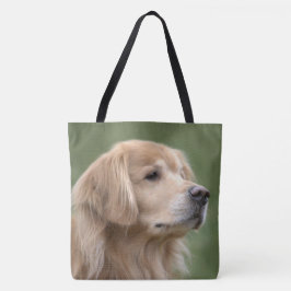 Golden retriever in der Nahaufnahme Tasche