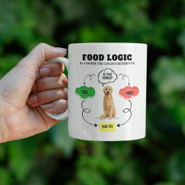 Golden Retriever Individuelle Name Food Logic Flow Kaffeetasse
