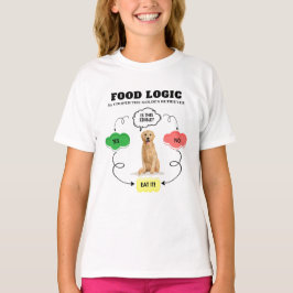 Golden Retriever Individuelle Name Food Logic Flow T-Shirt