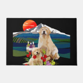 GOLDEN RETRIEVER - Innen-/Außenmatte Fußmatte (Vorderseite)