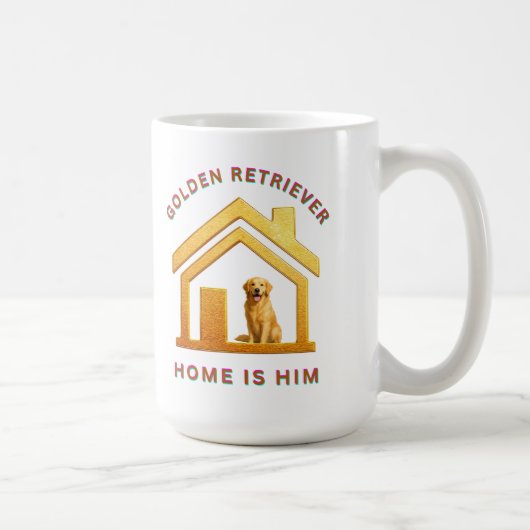 Golden Retriever ist ihm2 Kaffeetasse (Rechts)