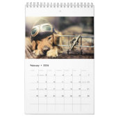 Golden retriever-jährlicher Kalender 2018 (Feb 2026)