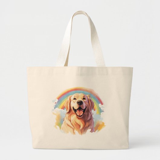 Golden Retriever Jumbo Tasche (Vorne)