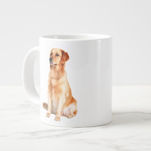Golden Retriever Jumbo Tasse (Vorderseite Links)