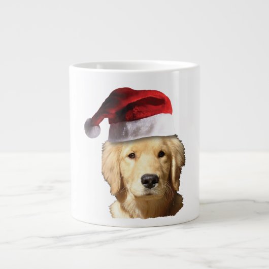 Golden Retriever Jumbo-Tasse (Vorderseite)