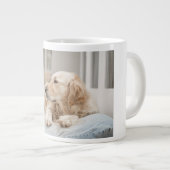 Golden Retriever Jumbo-Tasse (Vorderseite Rechts)