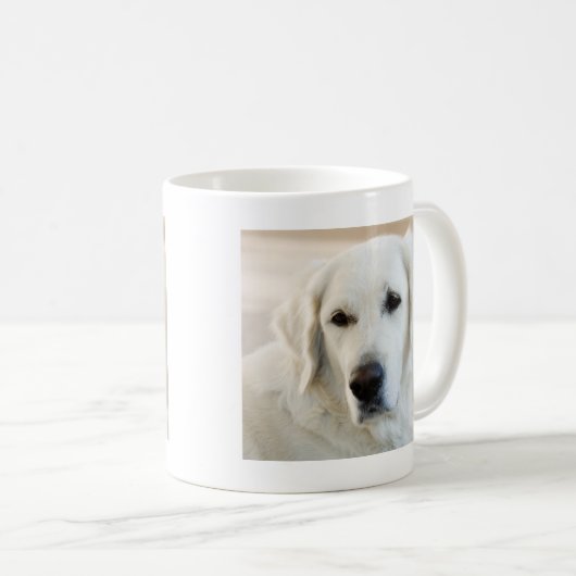 Golden retriever kaffeetasse (VorderseiteRechts)