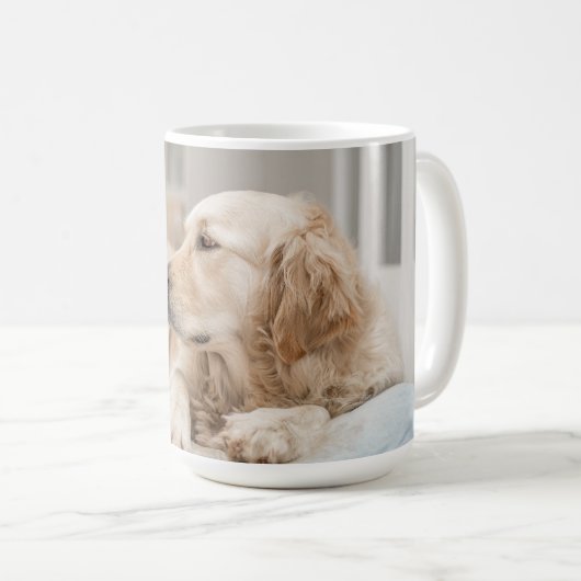 Golden Retriever Kaffeetasse (VorderseiteRechts)