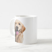 Golden retriever kaffeetasse (Vorderseite Links)