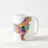 Golden retriever kaffeetasse (VorderseiteRechts)