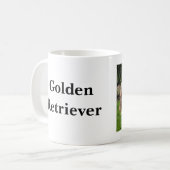 Golden retriever kaffeetasse (Vorderseite Links)