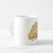 Golden Retriever Kaffeetasse (Vorderseite Links)