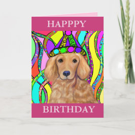 Golden Retriever Karte