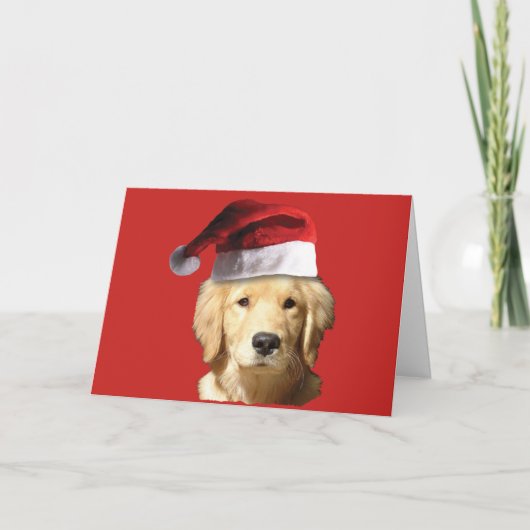 Golden Retriever Karte (Vorderseite)