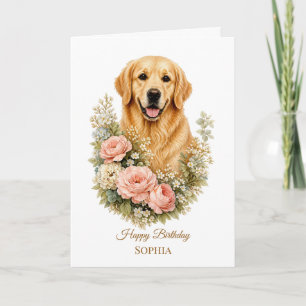 Golden Retriever Karte