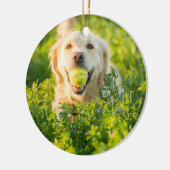 Golden Retriever Keramik Ornament (Links)