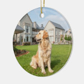 Golden Retriever Keramik Ornament (Links)