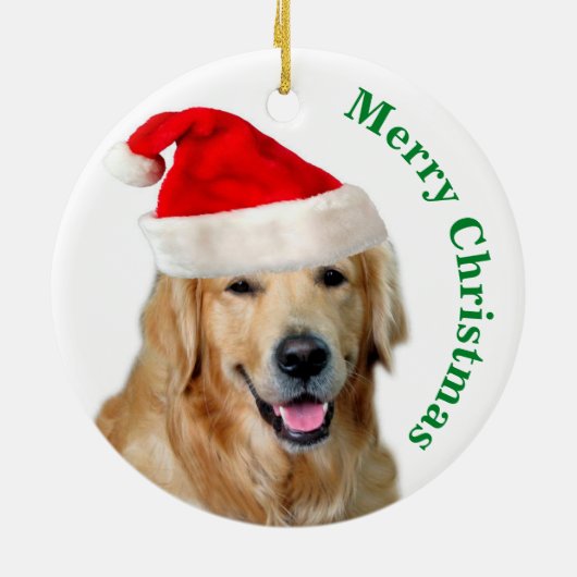 Golden Retriever Keramik Ornament (Hinten)