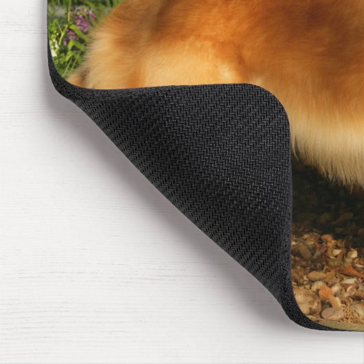 Golden retriever-Keuchen Mousepad (Ecke)