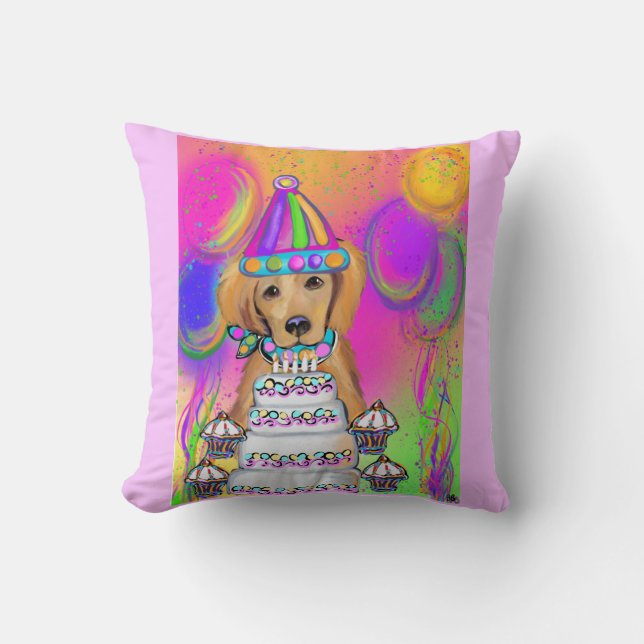 Golden Retriever Kissen (Vorderseite)