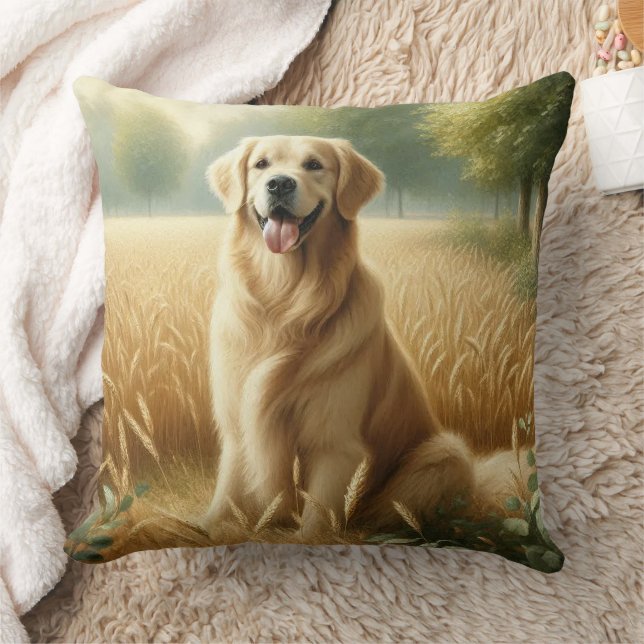 Golden Retriever Kissen (Decke)