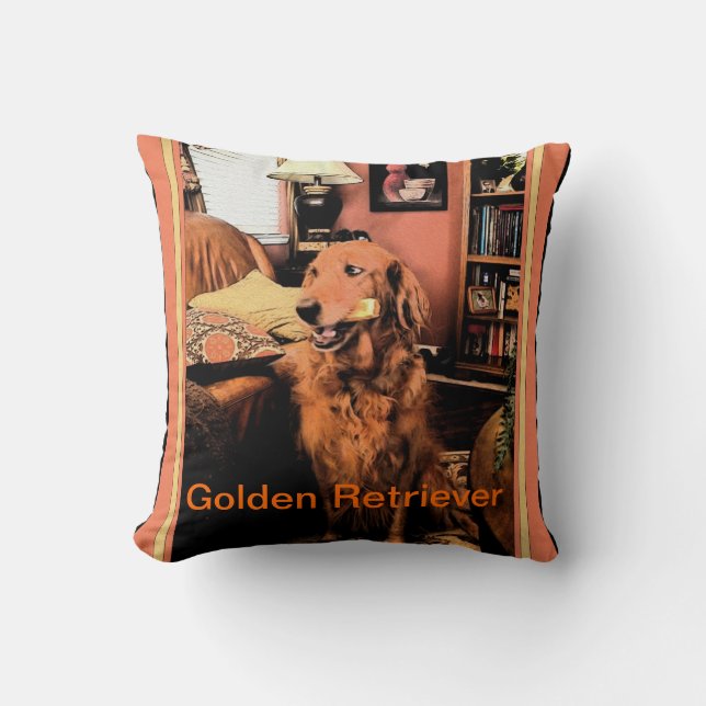 Golden retriever-Kissen Kissen (Vorderseite)
