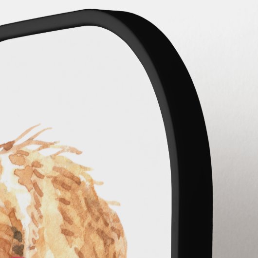 Golden Retriever Kisses Fix Alles reparieren Pickleball Schläger (Linke Seite)