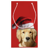 Golden Retriever Kleine Geschenktüte (Rückseite)