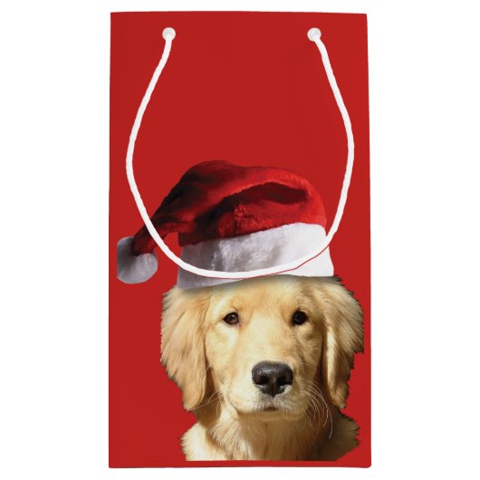 Golden Retriever Kleine Geschenktüte (Rückseite)