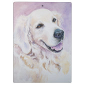 Golden retriever klemmbrett (Rückseite)