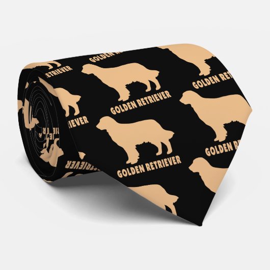 Golden Retriever Krawatte (Gerollt)