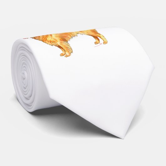 Golden Retriever Krawatte (Gerollt)