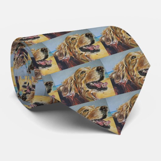 Golden retriever krawatte (Gerollt)