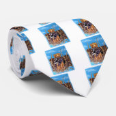 GOLDEN RETRIEVER KRAWATTE (Gerollt)