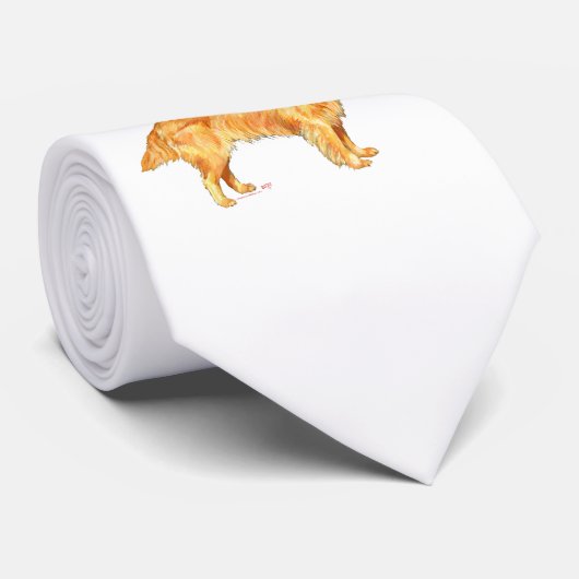 Golden Retriever Krawatte (Gerollt)