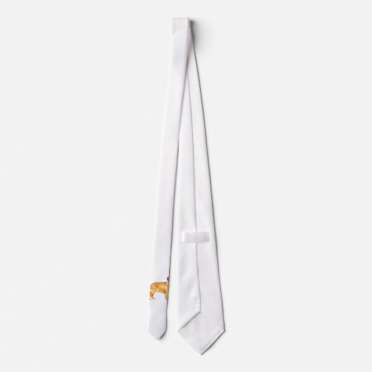 Golden Retriever Krawatte (Rückseite)