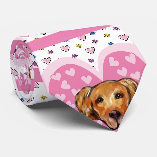 Golden Retriever Krawatte (Gerollt)