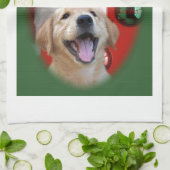 Golden Retriever Küchentuch (Gefaltet)