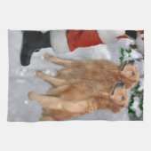 Golden Retriever Küchentuch (Horizontal)