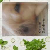 Golden retriever küchentuch (Gefaltet)