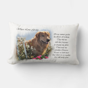 Golden Retriever Kunst Geschenke Lendenkissen
