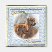 Golden Retriever Kunst Geschenke Magnet (Vorne)