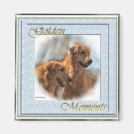 Golden Retriever Kunst Geschenke Magnet