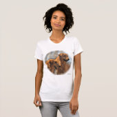 Golden Retriever Kunst Geschenke T-Shirt (Vorne ganz)