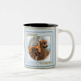 Golden Retriever Kunst Geschenke Zweifarbige Tasse